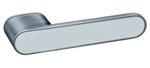 Ручка дверная GAVROCHE GR CLICK MSC BLACK (сатиновое серебро/чëрный)